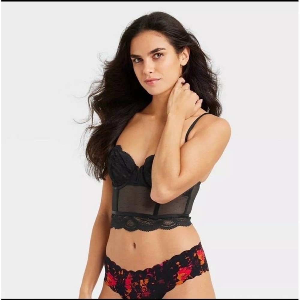 Black Lace Corset